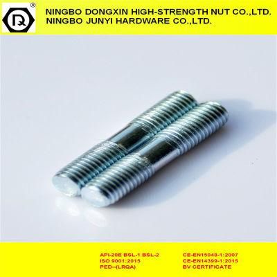Zinc Fasteners Double End Studs ASTM A193 B7m