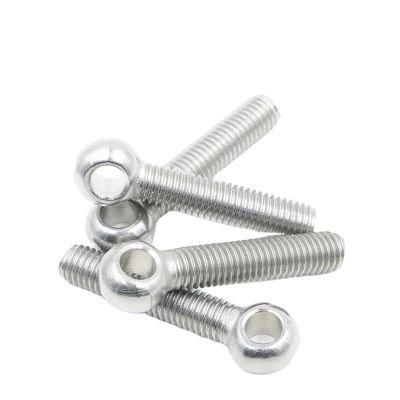 Made in China Factory Sales DIN444 Eye Bolt Surface White Zinc Plated Eye Bolt