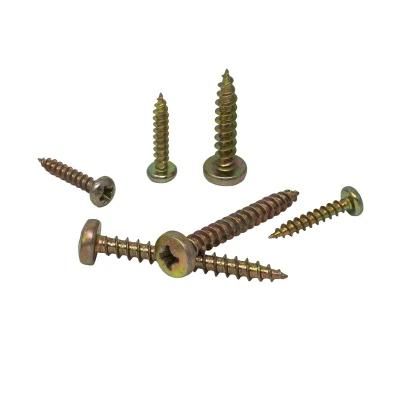 China Factory Supply Chipboard Screws Pan Head Pozi Fasteners Screws