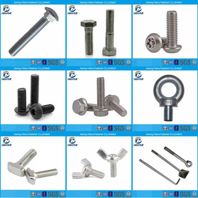 A2 A4 Stainless Steel DIN933 DIN931 ASME Heavy Hexagon Bolt with Nut ISO Certificated