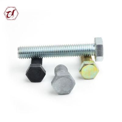 Gr4.8 Yellow Zinc Plated Full Thread Hex Bolt