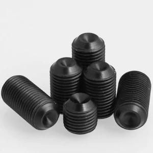 DIN916 Black Zinc Hex Socket Set Screws with Cup Point