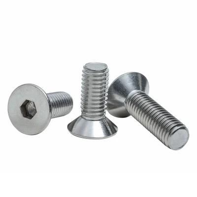 Titanium Partially DIN 7991 Fine Threaded Hex Cap Machine Screw
