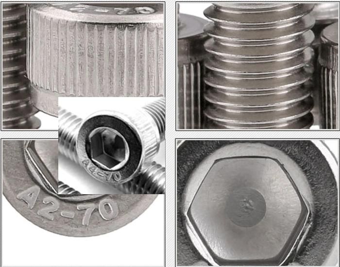UNI 5931 Stainess Steel Ss SUS304 M12 Hexagon Socket Cheese Head Screws