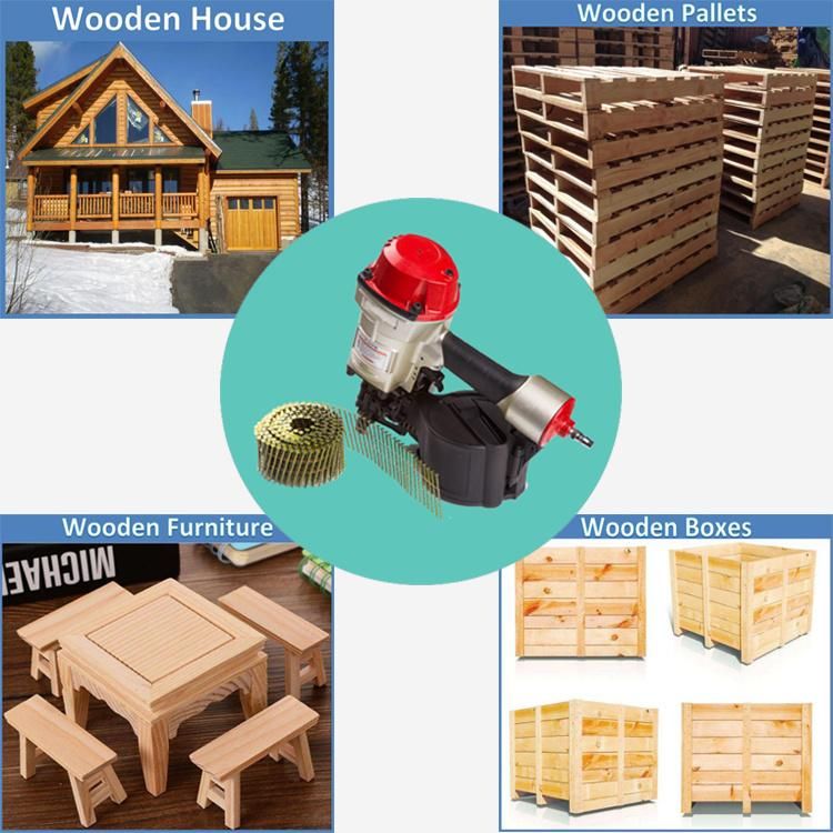 Wood Pallet From Nail Factory Wire Welding Yellow Coil Nails