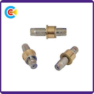 Stainless Steel &amp; Brass/Copper CNC Machining Hexagonal Connector Screws Pin