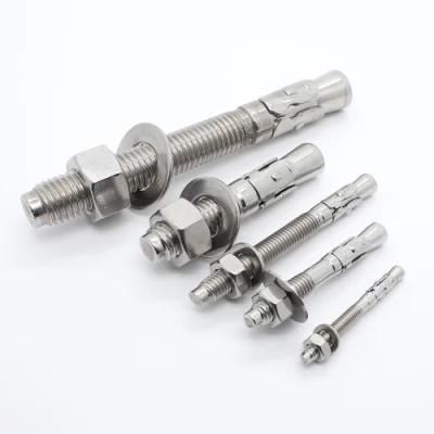 High Quality Stainless Steel Expansion Wedge Bolt Anchor with ISO Reasonable Price