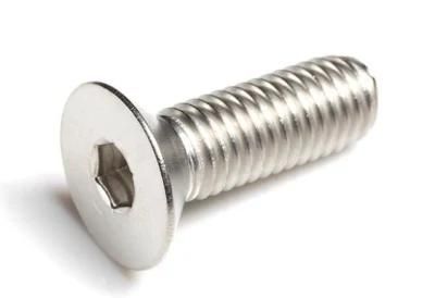 304 Stainless Steel Countersunk Head Hexagon Socket Screw Flat Head Hexagon Socket DIN7991