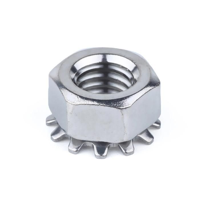 Stainless Steel K Lock Nut with External Washers