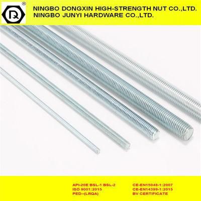 Fasteners Full Threaded Rods DIN976 with Zinc Plated