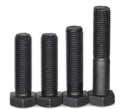 Fasteners Popular Worldwide DIN933 12.9 Grade M1.6-M52 Carbon Steel Black Hex Cap Head Bolts