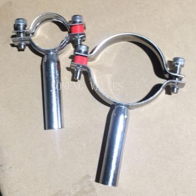 Joneng Stainless Steel Food Grade Sanitary Pipe Fittings Pipe Holder (JN-FL2001) Made in China