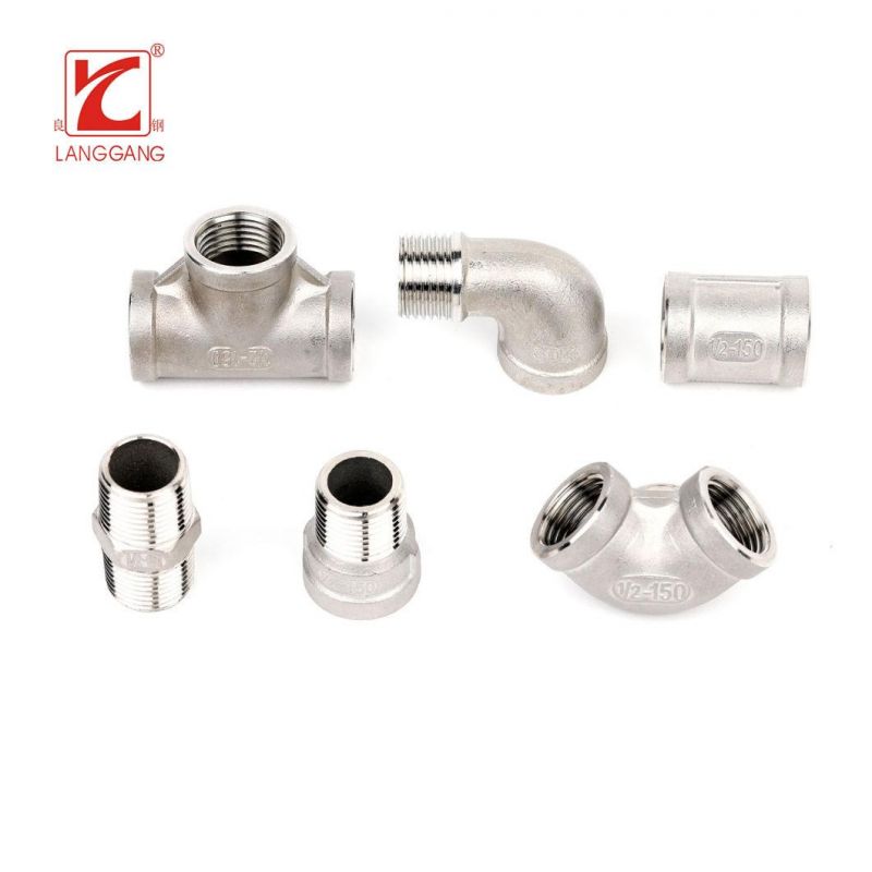 Hot Sales Stainless Steel Pipe Fitting Thread Screw Hex Nipple
