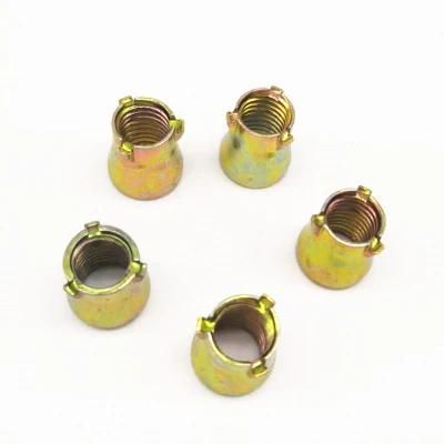 China Anchor Nut/Conical Nut 3PCS for Fix Bolt Shield Anchor Bolt, Yellow Zinc, Big Stock, Cheap Price to India Market.