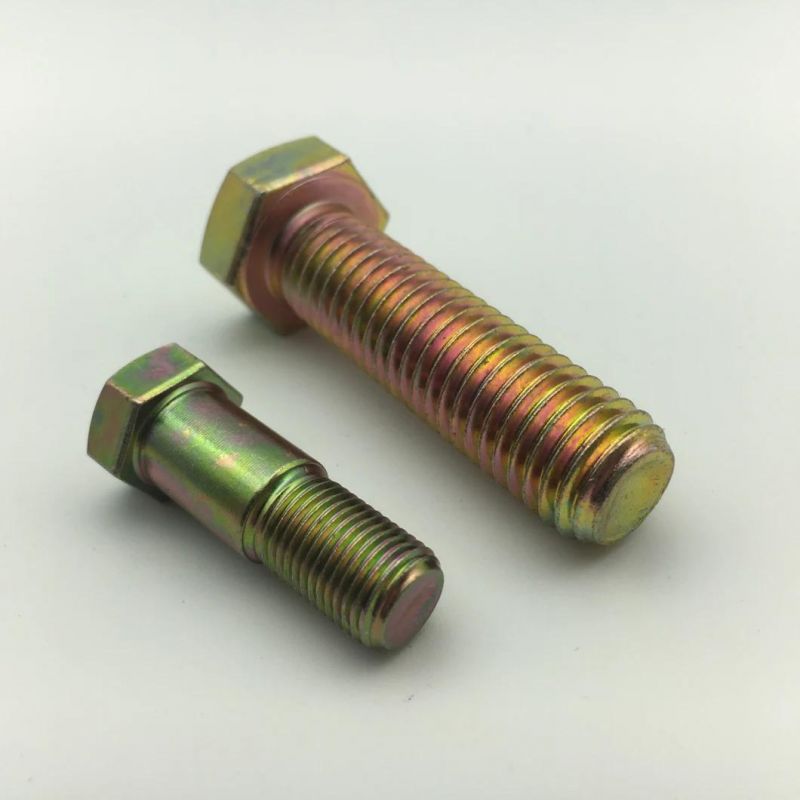 Coarse Thread Fine Thread Hex Bolt Machine Screw