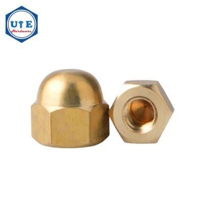DIN 1587 Hex Domed Nuts Brass M3 to M16 DIN1587 Hex Acorn Nuts