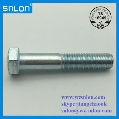 Hex Bolt Hex Screw 8.8 Zp DIN933 ISO4017