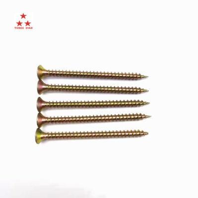 Congo Libreville Market/Yellow Zinc Pozi Driver Double Csk Head Chipboard Screw M4 M5 M6