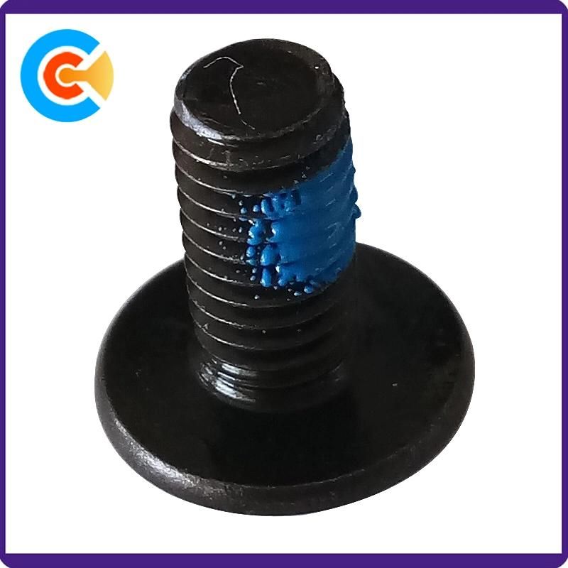 Customized M6 Machine Carbon Steel Screw Black Screw
