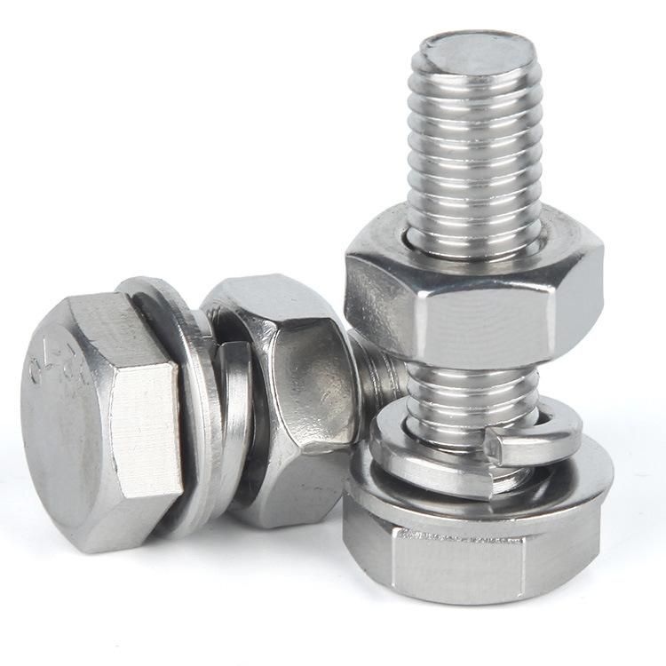 Fastener Standard DIN931 DIN933 DIN934 Stainless Steel Hex Bolts and Nuts Hex Nut