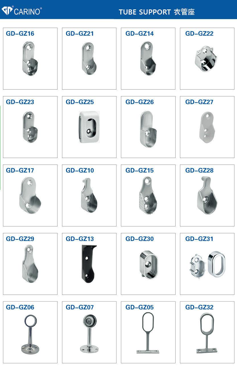 Gz25 Oval Tube Plate with Iron Holder Hardware Fitting