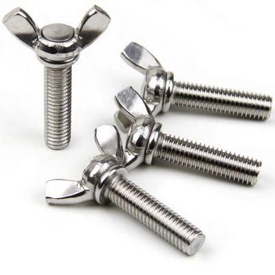 High Quality Selling DIN316 DIN318 Stainless Steel 316 Zinc White/Yellow Zinc Carbon Steel Wing Bolt