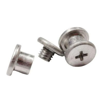 Ultra Low Head Phillips Chicago Male Female Aluminum Screw Bolt