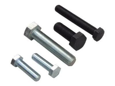 DIN933 Hex Head Black Platedbolts with Carbon Steel
