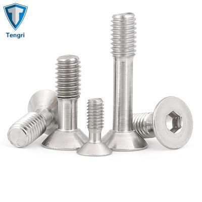 Hardware Carbon Steel 8.8 Zinc Plated Hex Socket Screw Countersunk Captive Screw