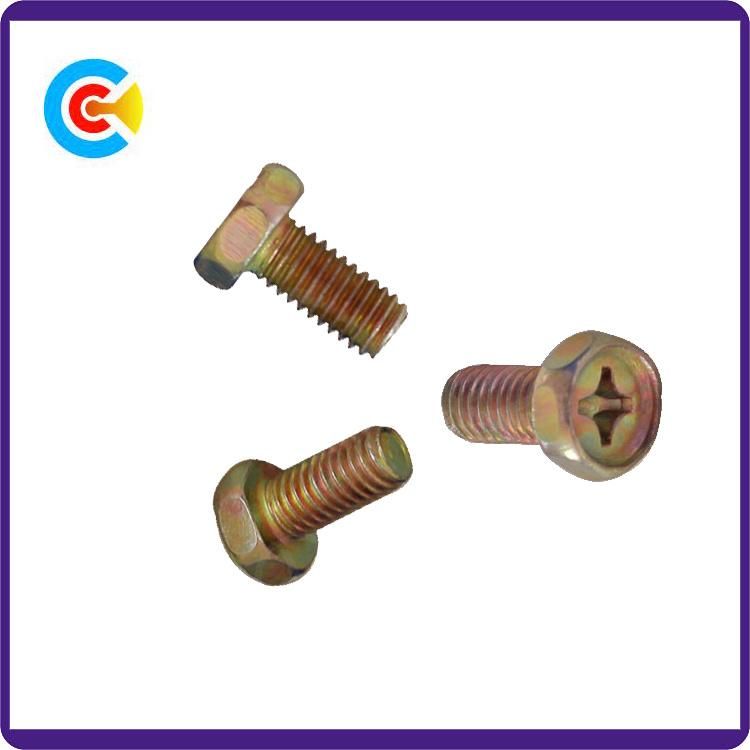 Cross Angle Flange Machine Screw for Railway Building Car Bridge