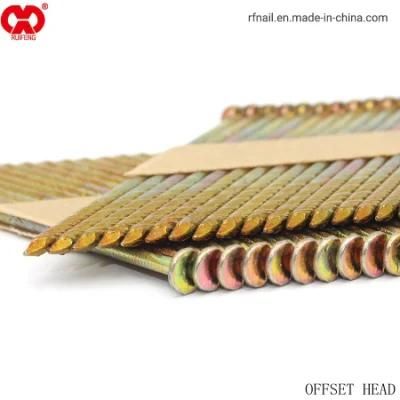 Ruifeng Factory Supplier Competitive Price Steel Galvanized Clipped Head Pneumatic Collated Nails.