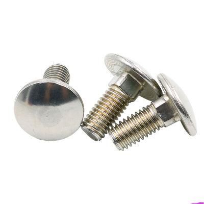DIN603 Bolts and Nuts New Type Cheap Custom Titanium Aluminum Carriage Screw Nut and Bolts