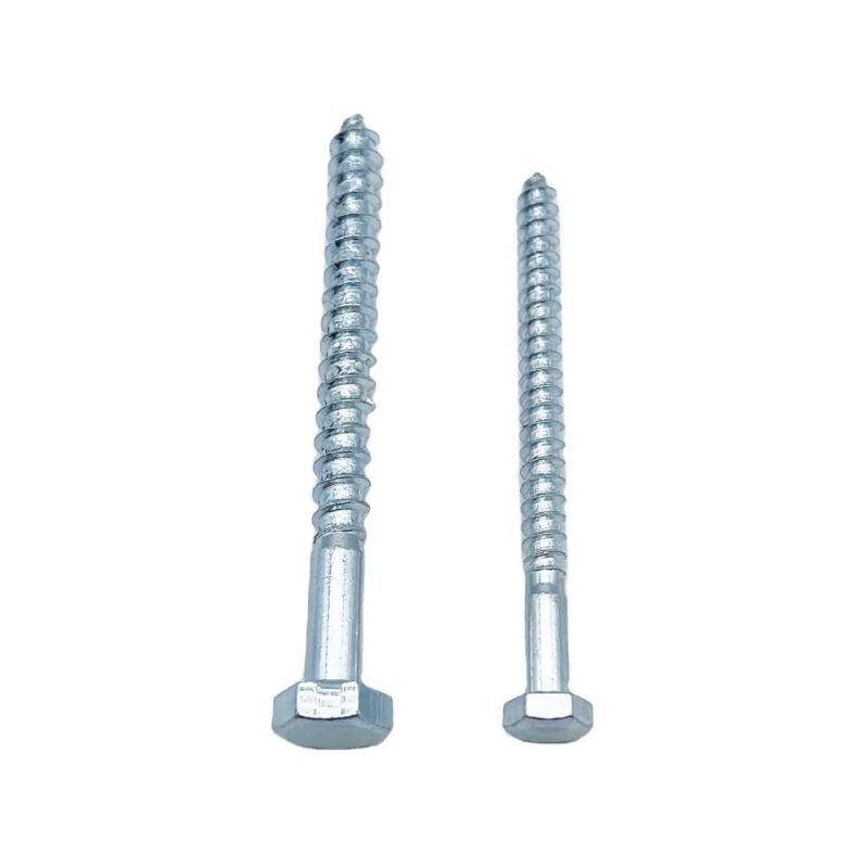 Steel Hexagonal Head Wood Screw