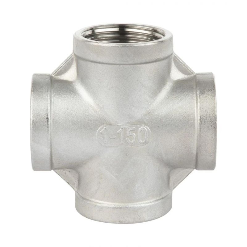 Factory High Quality Stainless Steel Female Thread Pipe Fitting Cross