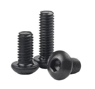 M12-M16 Grade 10.9 Round Head Hexagon Socket Screw / Pan Head Bolt Round Cup Half Round Head Screw