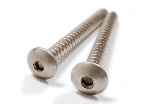 Button Head Hex Socket Allen 304 316 Stainless Tapping Screw