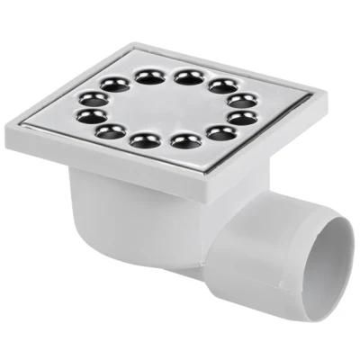Htpp Plastic 10X10cm Floor Drain Linear/Angle Type Square Shower Floor Drain