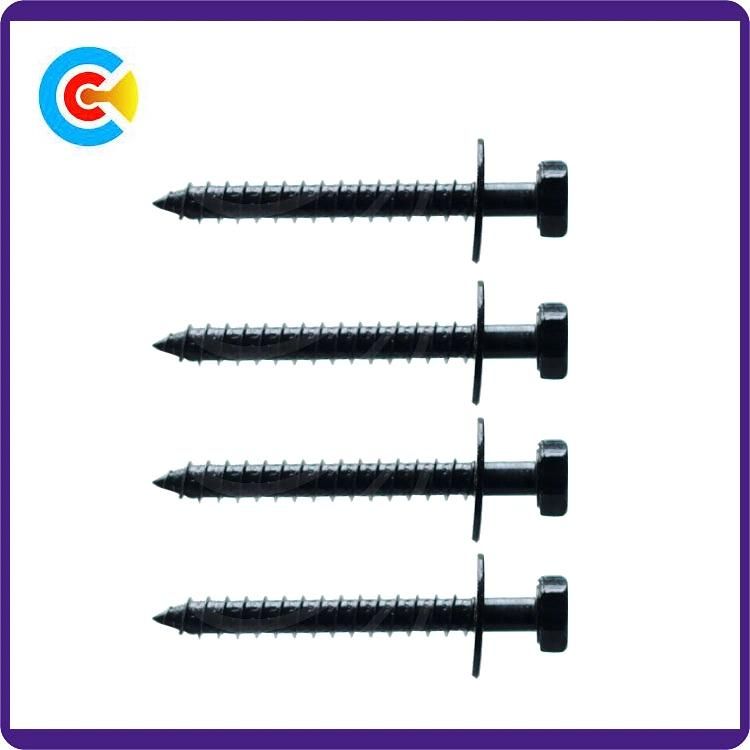 GB/DIN/JIS/ANSI Carbon-Steel/Stainless-Steel Internal and External Hexagonal Flat Pad Screw