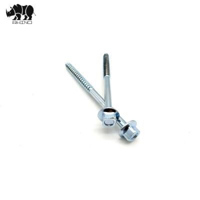 Inch Stainless Steel / Carbon Steel Flange Square Head Wood Screws