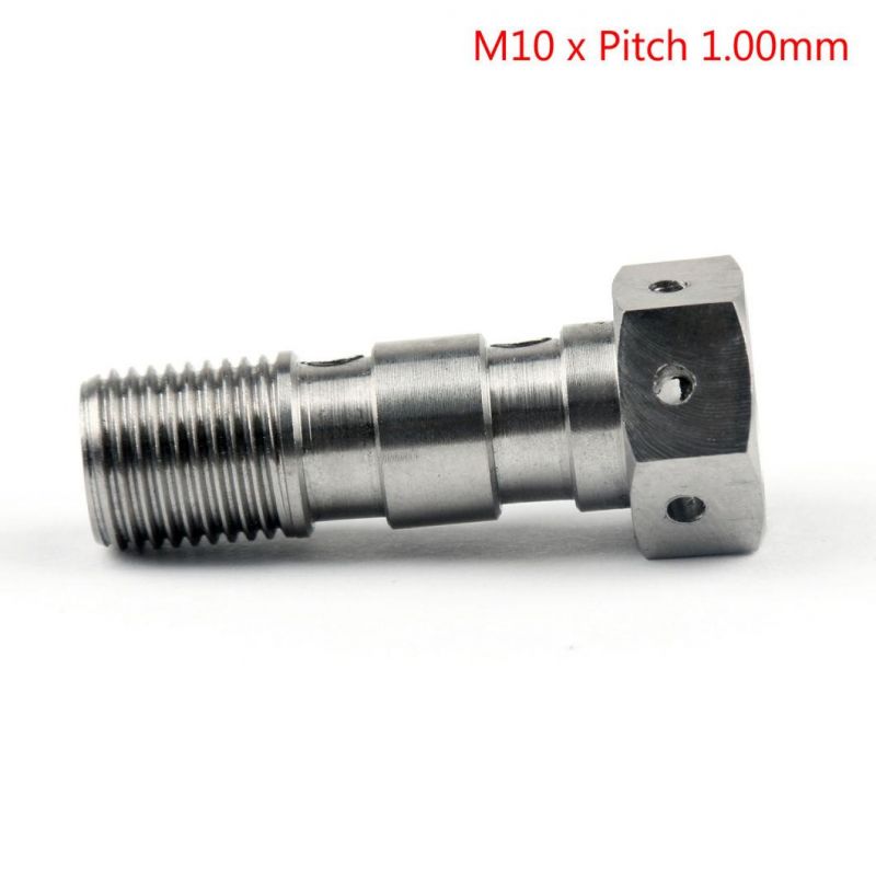 CNC Milling Custom Titanium Hydraulic Fastener Oil Banjo Bolt M10