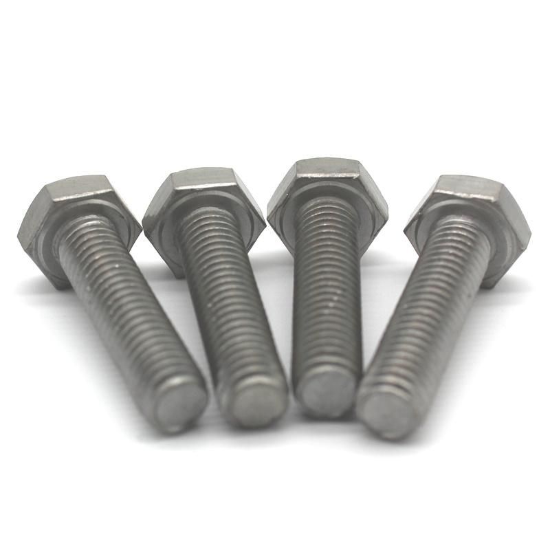 High Quality Building Material Blue-White Zinc Plated M6*50mm Hex Bolt with Hex Nut Set