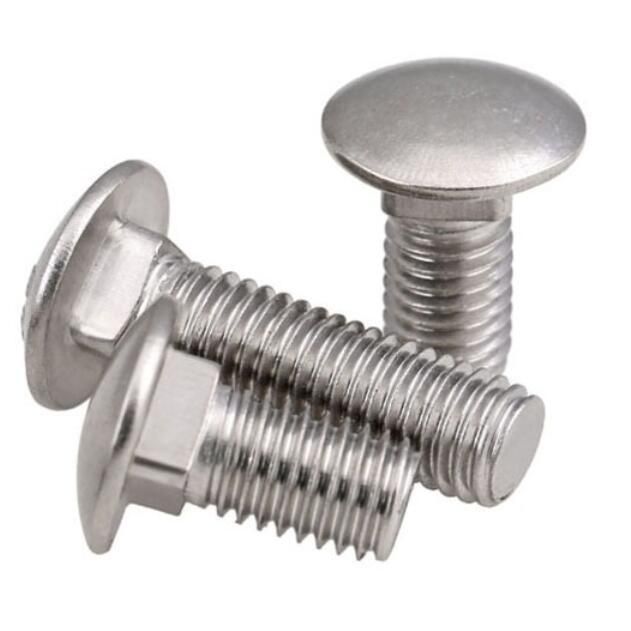 Zinc Plating Carriage Bolts, DIN603 Bolts Round Head Bolts Carbon Steel Bolts, Stainless Steel 304/316 Bolts