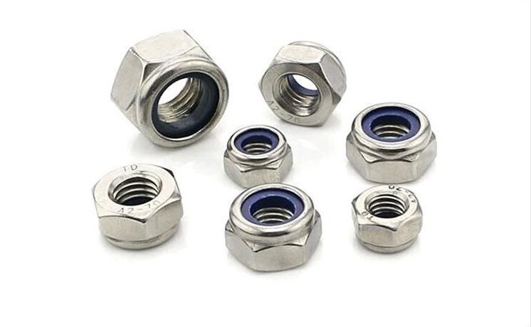 Hex Nylon Lock Nuts DIN985 for Indursty White