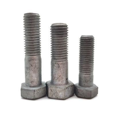 Carbon Steel DIN931 933 Grade 4.8 5.8 8.8 M30 M36 Hot DIP Galvanized Electrical Hex Head Bolt