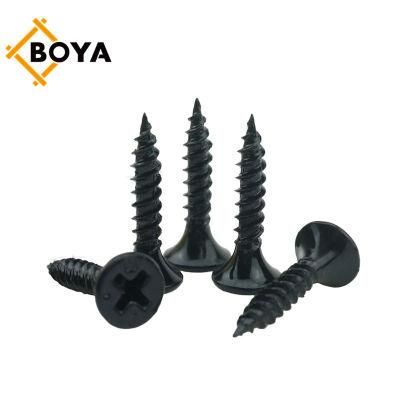 C1022 Hardened Black Zinc Phosphated Bugle Head Phillips Drive Coarse Thread Gypsm Drywall Screws