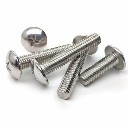 Stainless Steel 304/316 Machine Screw, Philips Mushroom Head Screw