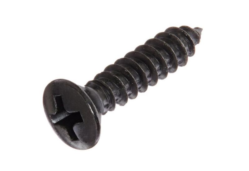 Black Phosphated Oval Head Self Tapping Sheet Metal Screw