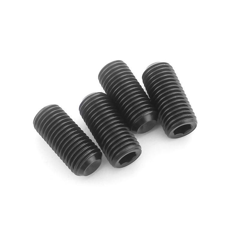 DIN916 Hexagon Socket Set Screw with Cup Point, Black Oxide. 12.9