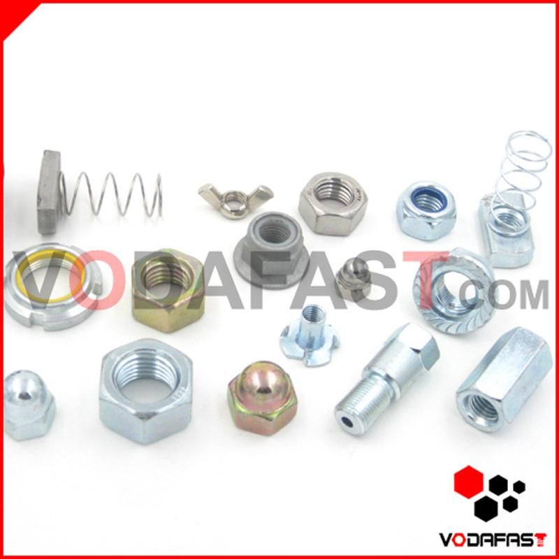 DIN 6923 Hex Flange Nuts Zinc Plated