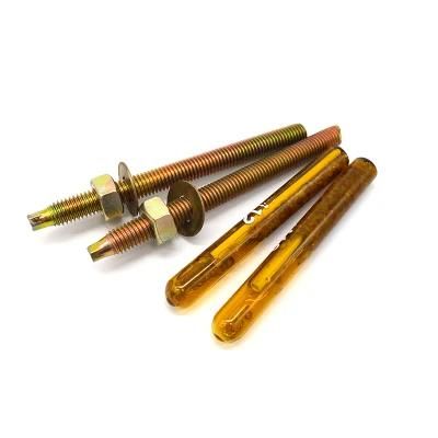China Wholesale Fastener Hardware Chemical Anchor Bolts Specification M12*120 Used for Exterior Decoration